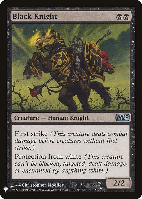 Black Knight · The List M10-85/5050