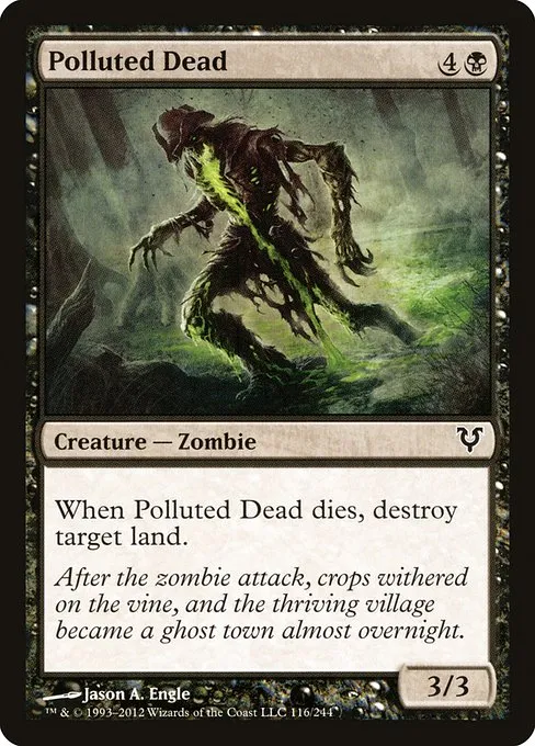 Polluted Dead · Avacyn Restored 116/244
