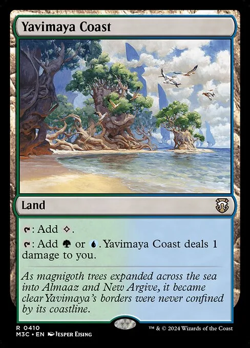 Yavimaya Coast · Modern Horizons 3 Commander 410/398