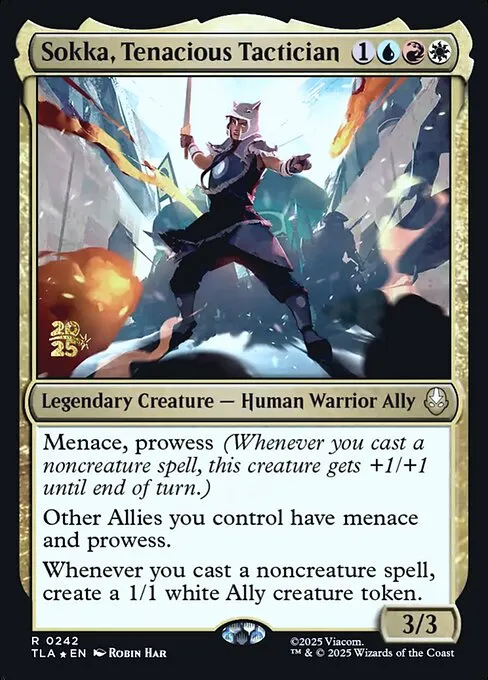 Sokka, Tenacious Tactician · Avatar: The Last Airbender Promos 242s/80