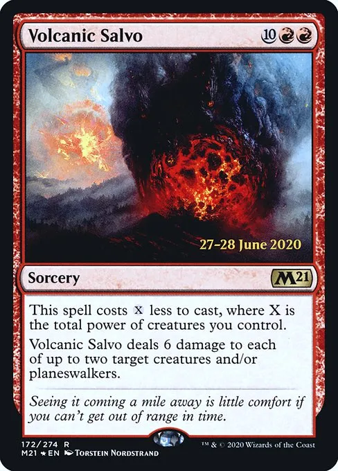 Volcanic Salvo · Core Set 2021 Promos 172s/137