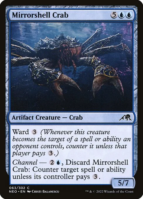 Mirrorshell Crab · Kamigawa: Neon Dynasty 63/531