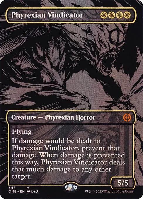 Phyrexian Vindicator · Phyrexia: All Will Be One 347/479
