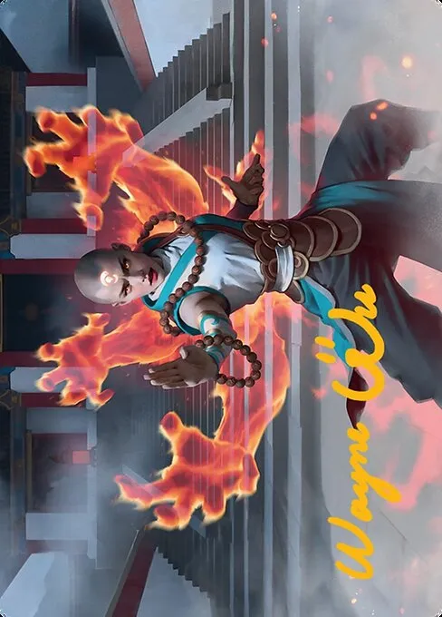 Flamehold Grappler // Flamehold Grappler · Tarkir: Dragonstorm Art Series 24/54