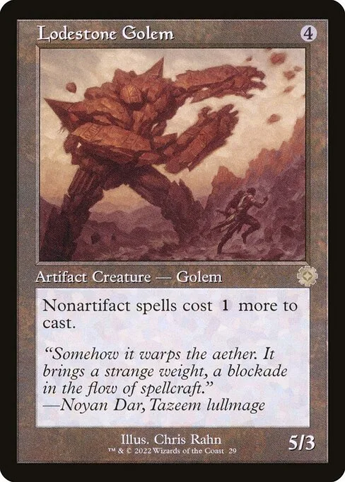 Lodestone Golem · The Brothers' War Retro Artifacts 29/189