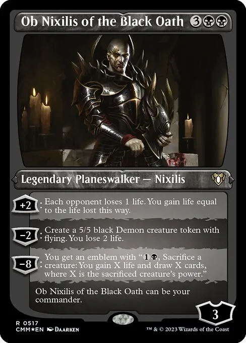 Ob Nixilis of the Black Oath · Commander Masters 517/1067