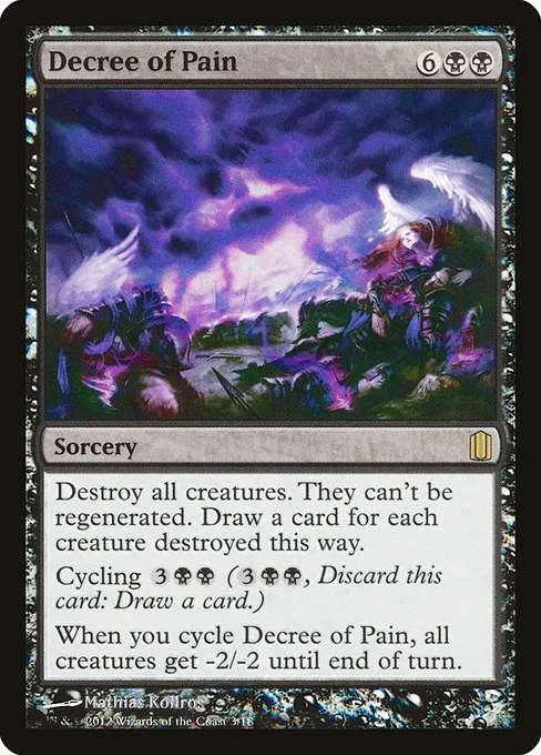 Decree of Pain · Commander's Arsenal 3/18