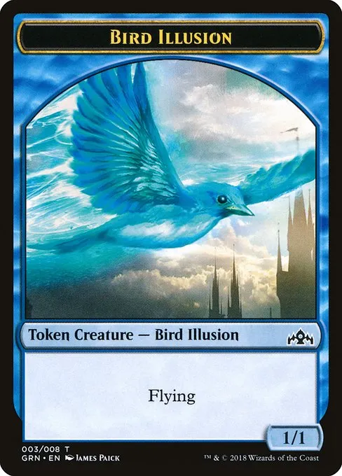 Bird Illusion · Guilds of Ravnica Tokens 3/8