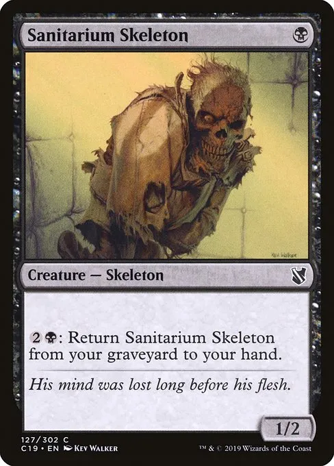 Sanitarium Skeleton · Commander 2019 127/302