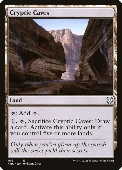Cryptic Caves · Kaldheim Commander 109/119