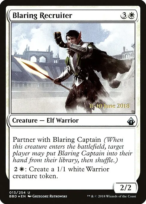 Blaring Recruiter · Battlebond Promos 13s/22