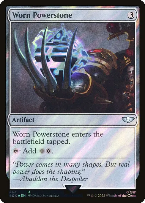 Worn Powerstone · Warhammer 40,000 Commander 263★/617