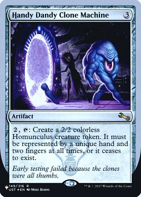 Handy Dandy Clone Machine · The List (Unfinity Foil Edition) 57/62