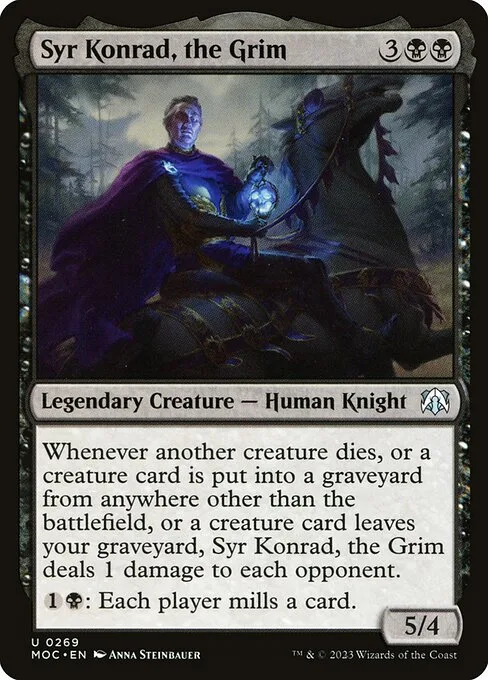 Syr Konrad, the Grim · March of the Machine Commander 269/450