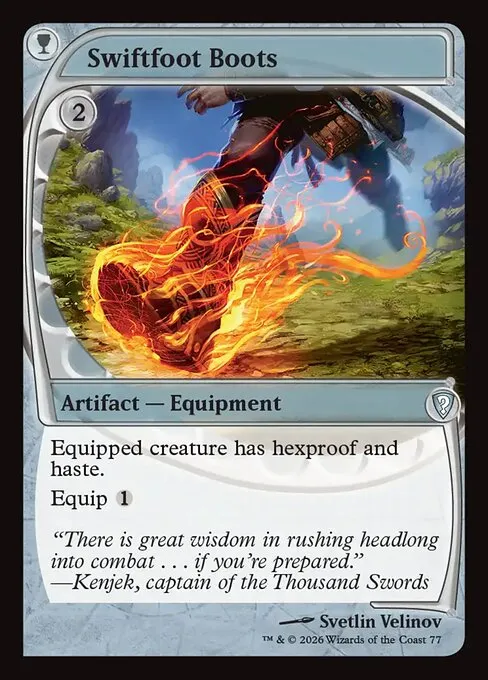 Swiftfoot Boots · Mystery Booster: Commander Edition 77/2