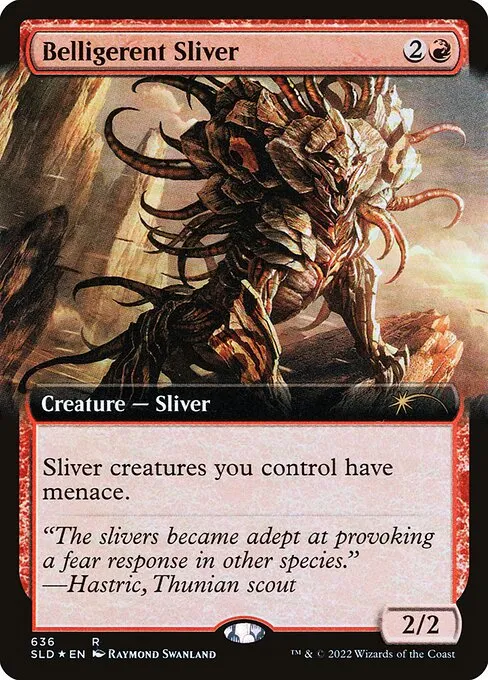Belligerent Sliver · Secret Lair Drop 636/2547