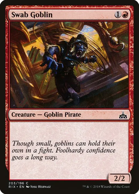 Swab Goblin · Rivals of Ixalan 203/205