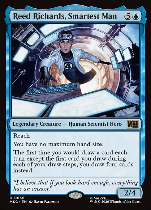 Reed Richards, Smartest Man · Marvel Super Heroes Commander 636/9