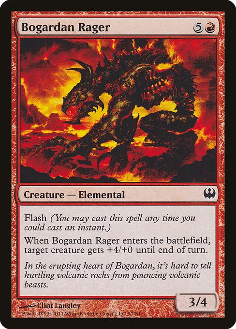 Bogardan Rager · Duel Decks: Knights vs. Dragons 57/81