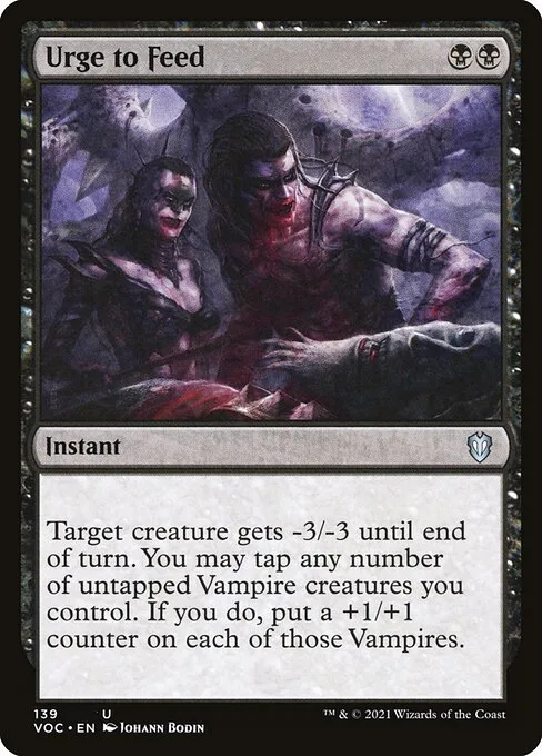 Urge to Feed · Crimson Vow Commander 139/188