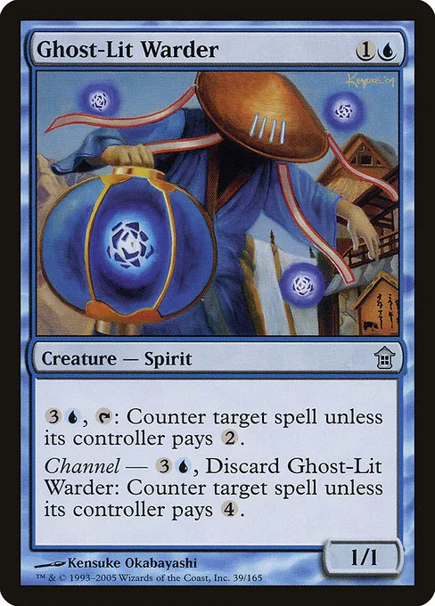 Ghost-Lit Warder · Saviors of Kamigawa 39/165