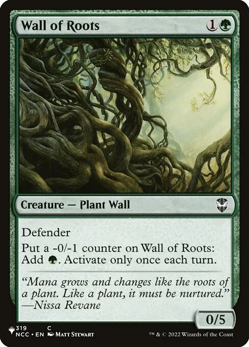 Wall of Roots · The List NCC-319/5050