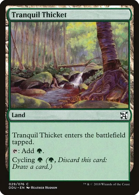 Tranquil Thicket · Duel Decks: Elves vs. Inventors 29/76