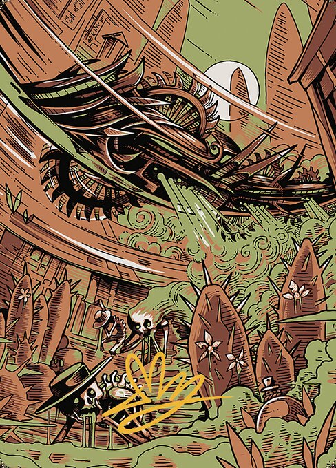 Contagion Engine // Contagion Engine · Outlaws of Thunder Junction Art Series 50/54