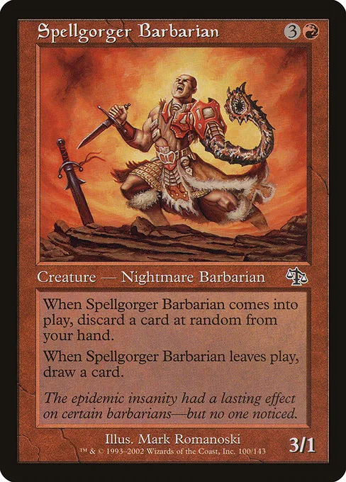 Spellgorger Barbarian · Judgment 100/143