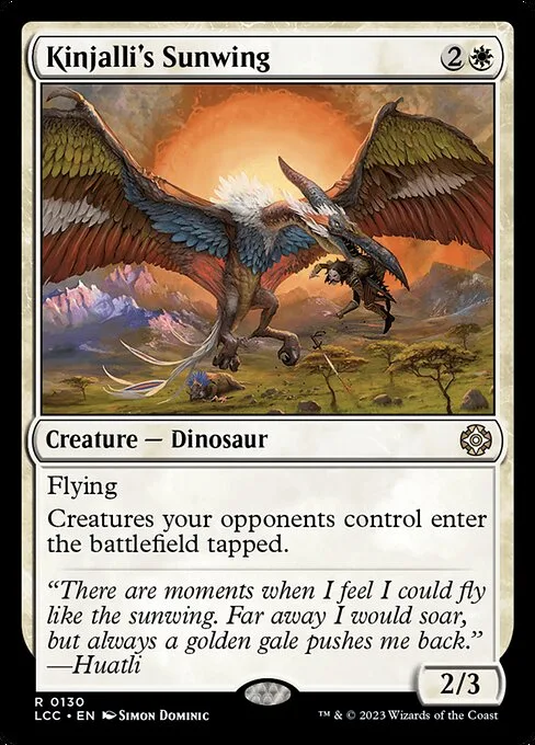 Kinjalli's Sunwing · The Lost Caverns of Ixalan Commander 130/370