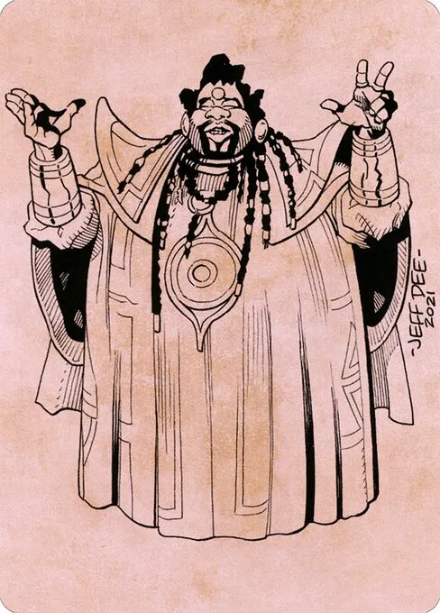 Alaundo the Seer // Alaundo the Seer · Battle for Baldur's Gate Art Series 61/81