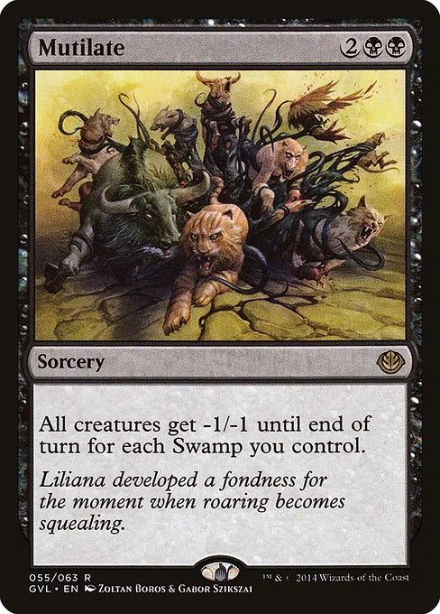Mutilate · Duel Decks Anthology: Garruk vs. Liliana 55/63