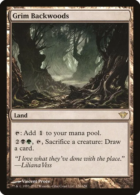 Grim Backwoods · Dark Ascension 156/158