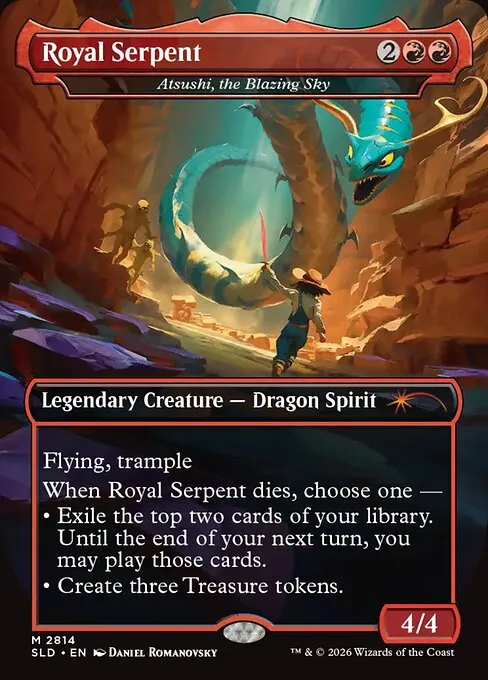 Atsushi, the Blazing Sky · Secret Lair Drop 2814/2547