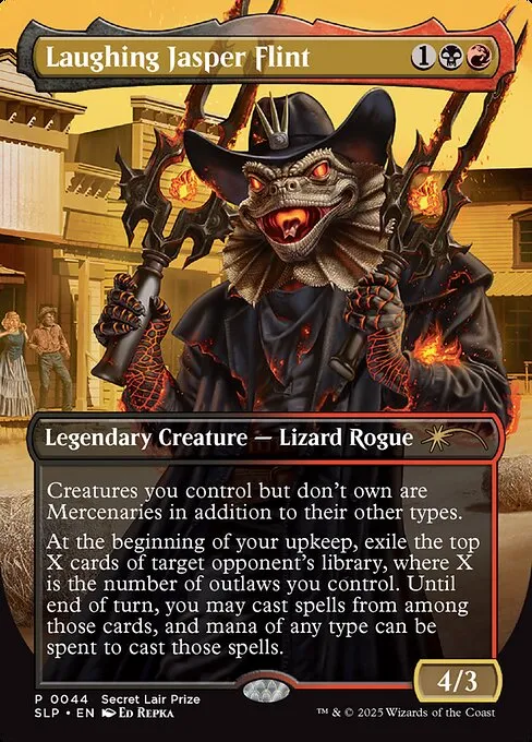 Laughing Jasper Flint · Secret Lair Promo 44/51