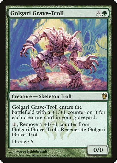 Golgari Grave-Troll · Duel Decks: Izzet vs. Golgari 60/90