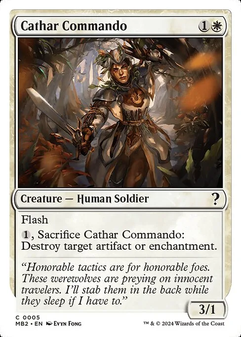 Cathar Commando · Mystery Booster 2 5/385