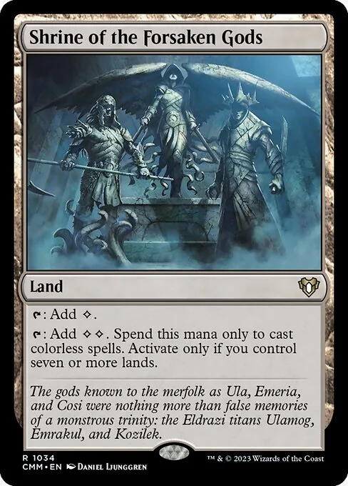 Shrine of the Forsaken Gods · Commander Masters 1034/1067