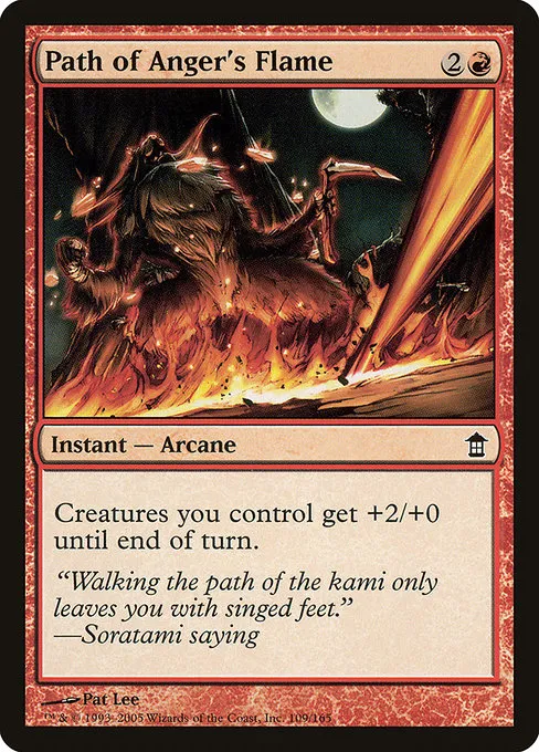 Path of Anger's Flame · Saviors of Kamigawa 109/165