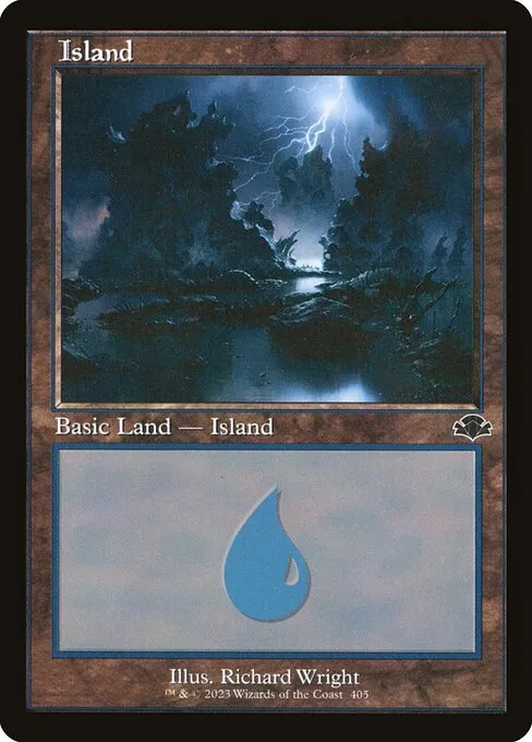 Island · Dominaria Remastered 405/457