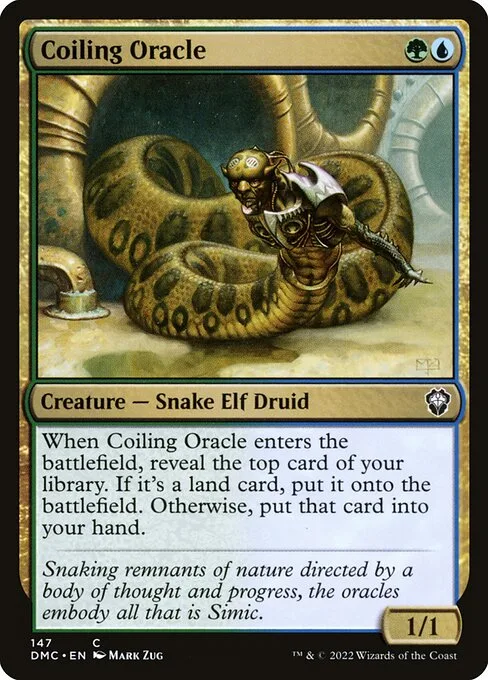Coiling Oracle · Dominaria United Commander 147/240