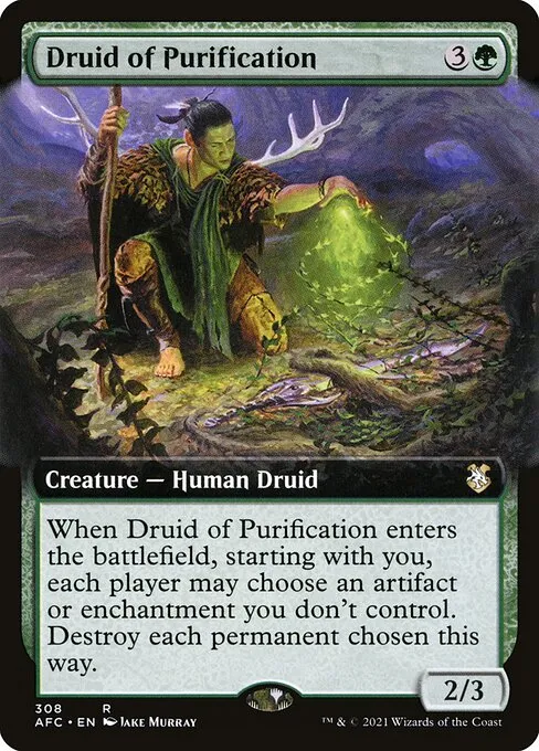 Druid of Purification · Forgotten Realms Commander 308/331