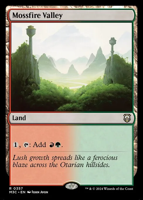 Mossfire Valley · Modern Horizons 3 Commander 357/398