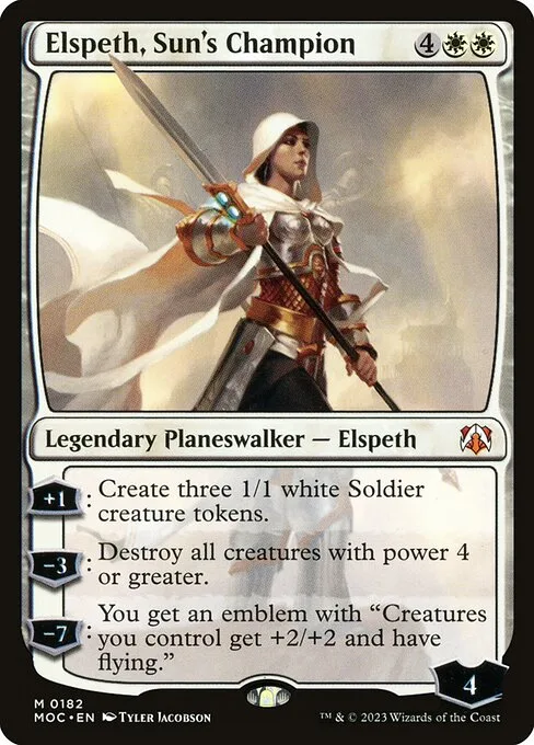 Elspeth, Sun's Champion · March of the Machine Commander 182/450