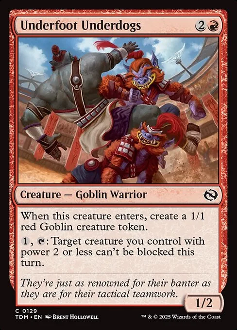 Underfoot Underdogs · Tarkir: Dragonstorm 129/427
