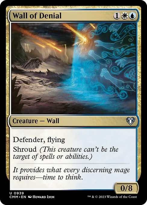 Wall of Denial · Commander Masters 939/1067