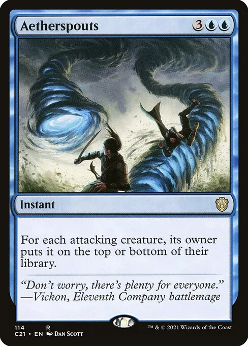 Aetherspouts · Commander 2021 114/409