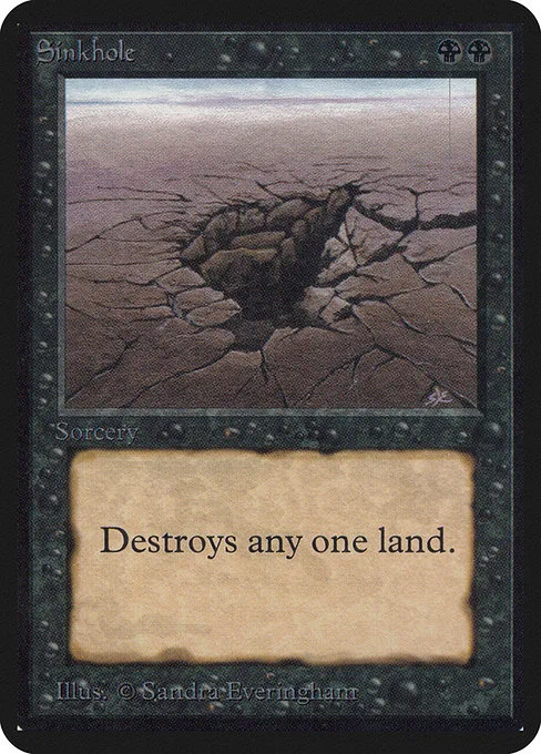 Sinkhole · Limited Edition Alpha 129/295