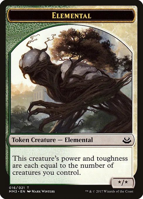 Elemental · Modern Masters 2017 Tokens 16/21