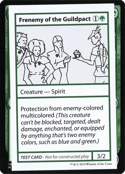 Frenemy of the Guildpact · Mystery Booster Playtest Cards 2021 74/121